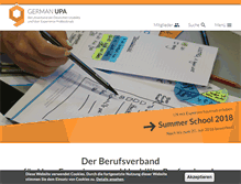 Tablet Screenshot of germanupa.de